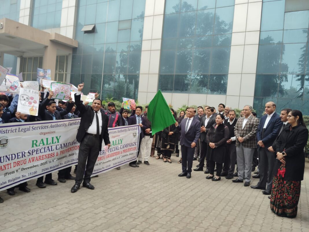 नशा मुक्त हरियाणा मिशन के अंतर्गत एंटी-ड्रग जागरूकता रैली एवं जागरूकता शिविरों का आयोजन