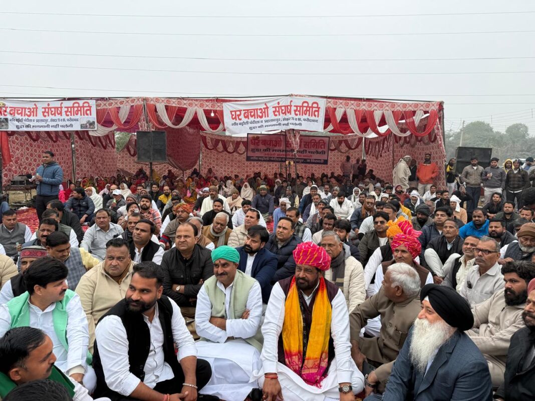 हमारे घर की एक ईट भी छूने की हिम्मत करेंगे तो हम दिल्ली कूच करेंगे – मुखिया गुर्जर