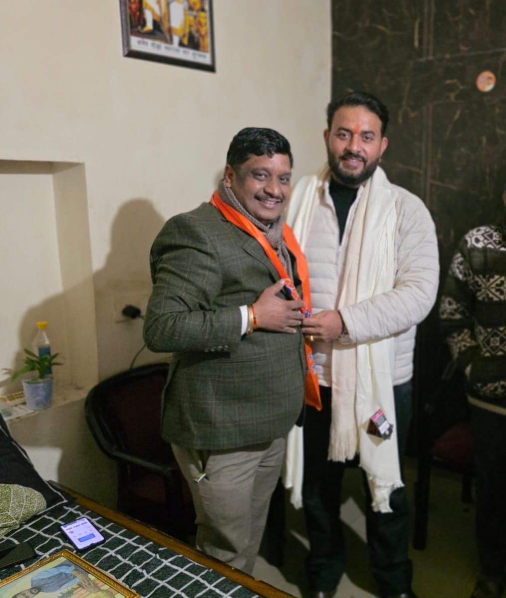 भारतीय जनता युवा मोर्चा के प्रदेश कार्यकारिणी सदस्य बने देवेंद्र अग्रवाल