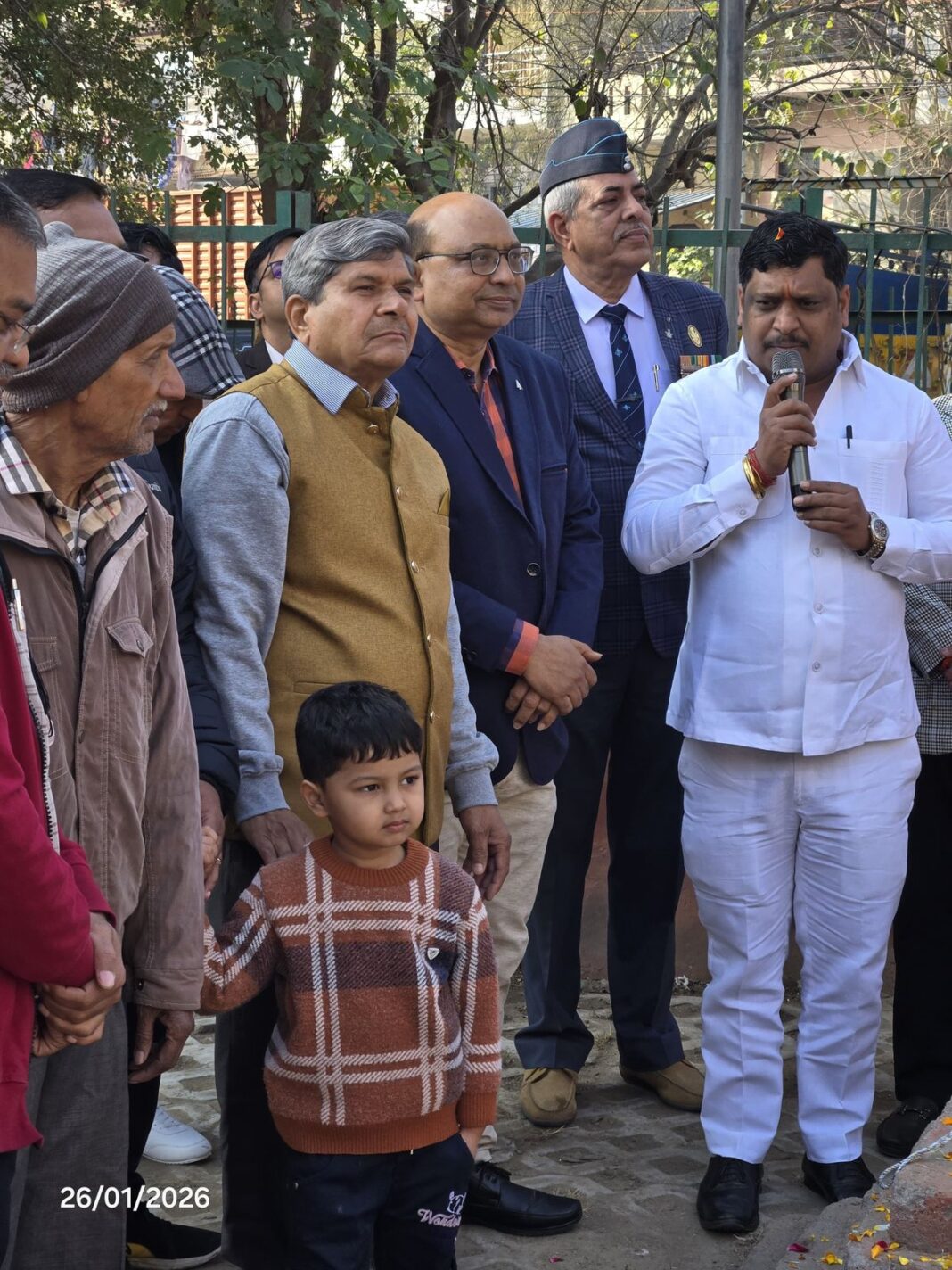 सेक्टर 37 तिरंगा स्थल पर आन-बान-शान के साथ मनाया गया गणतंत्र दिवस